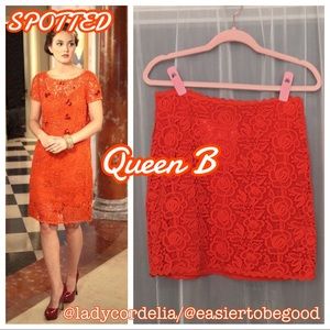 ALT ASO Blair Waldorf Gossip Girl Blumarine lace skirt IT40/US 4